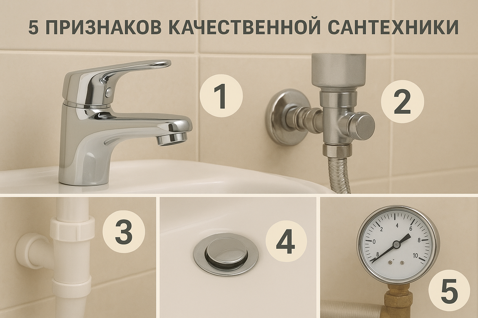5 признаков качественной сантехники, которые легко проверить самому