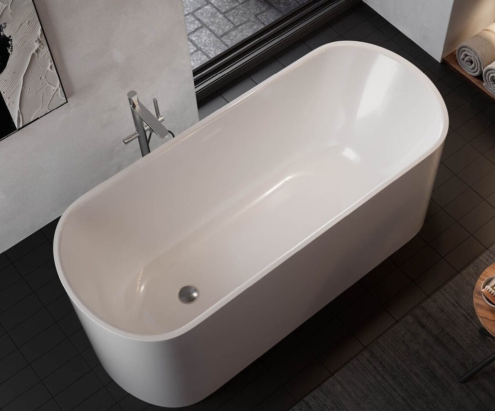 Cum o cadă ovală schimbă percepția vizuală a încăperii