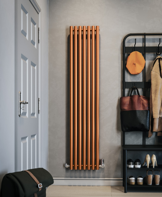 Terma Rolo Room — calorifer port-prosop de designer pentru o baie modernă