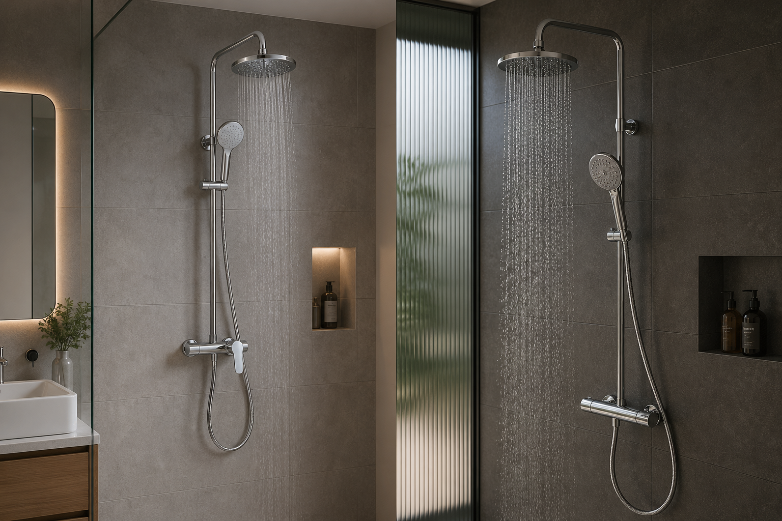 Душевые системы: выбор между комфортом и простотой управления