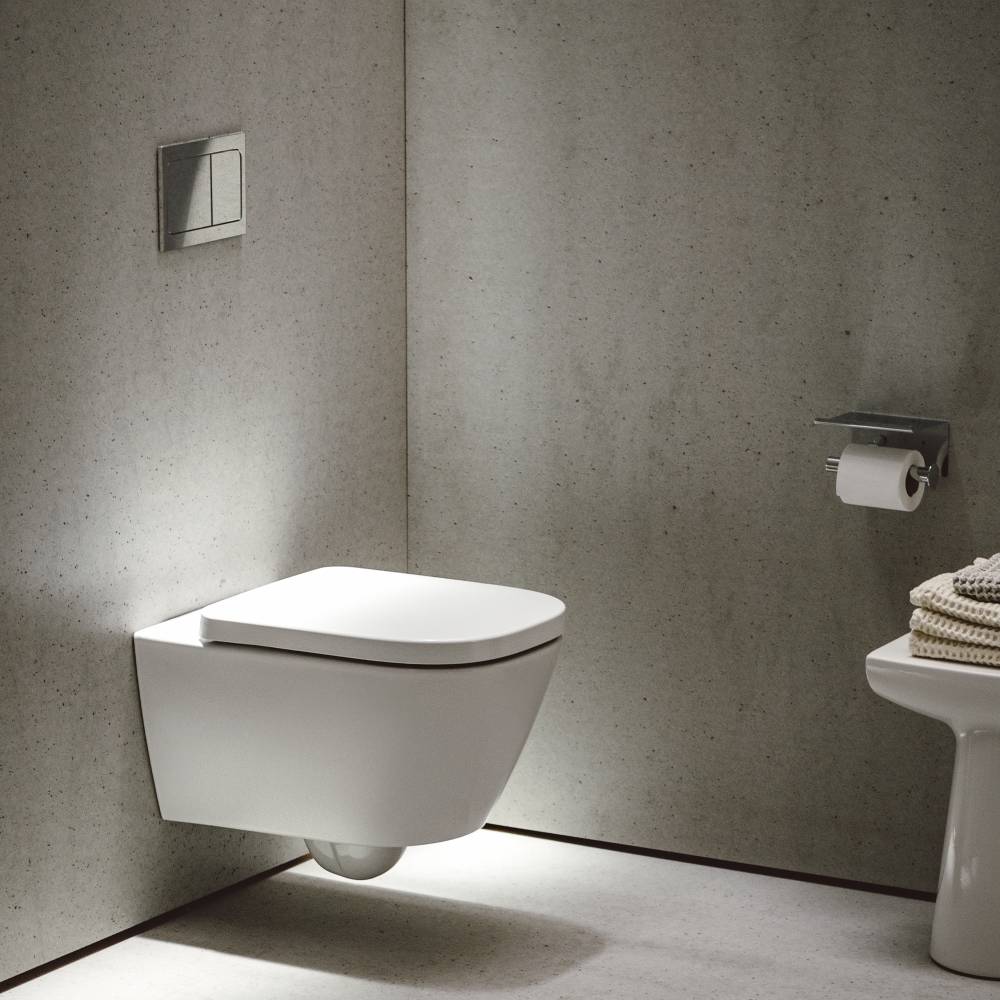 Унитаз подвесной с крышкой Laufen MEDA Rimless Silent Flush со скидкой в SantehPremium
