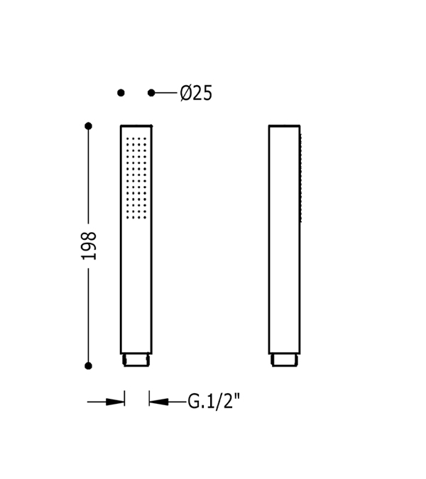 Para de dus Tres, negru mat