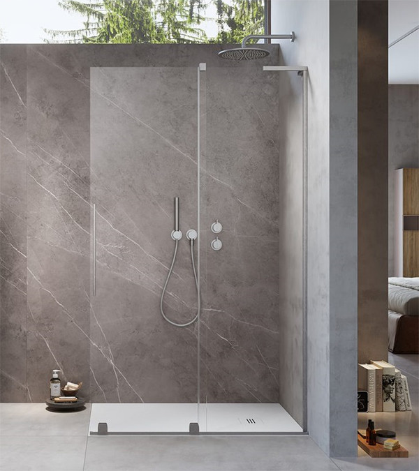 Душевая перегородка Furo SL Brushed Nickel Walk-In 120 см