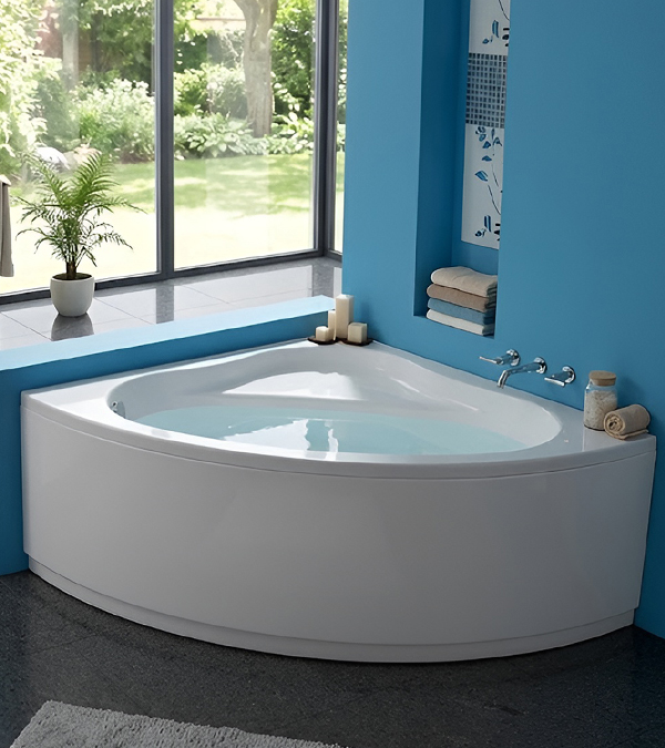 Угловая акриловая ванна Divante 140x140 cм