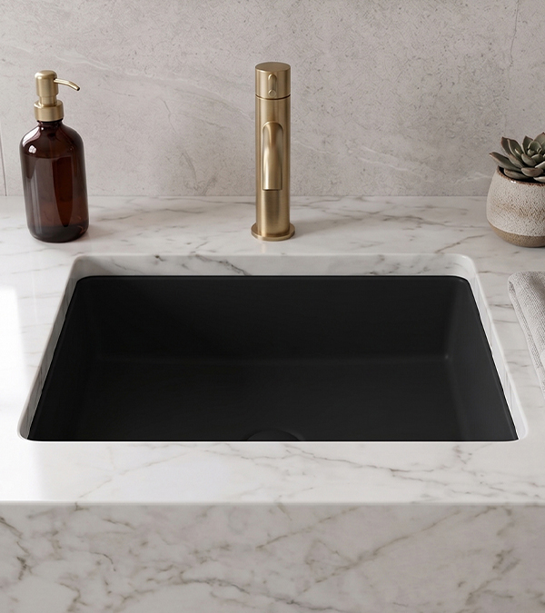 Lavoar sub blat Laufen LIVING CITY, 49×31 cm, negru mat
