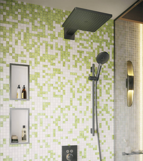 Duș superior Raindance E 30 cm, crom închis mat