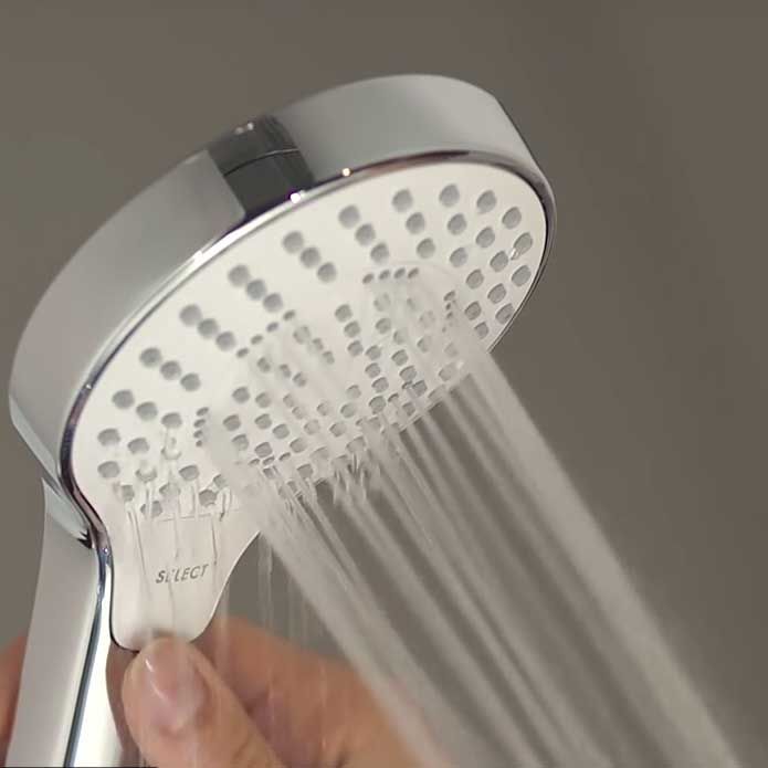 Душевая система ванны c термостатом Hansgrohe Croma Select S Showerpipe 280 1jet