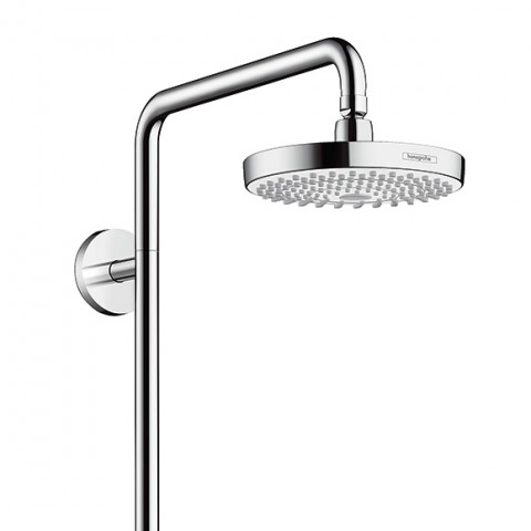 Sistema de duș Hansgrohe Croma S 180 2jet Showerpipe | alb-crom