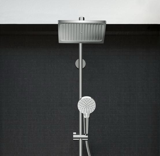 Sistem de duș Hansgrohe Crometta E Showerpipe 240 1jet