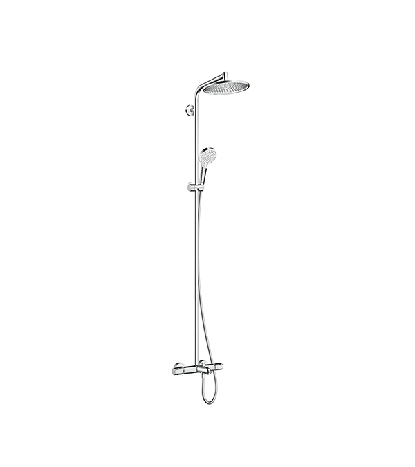 Душевая система с термостатом для ванны Hansgrohe Crometta S Showerpipe 240
