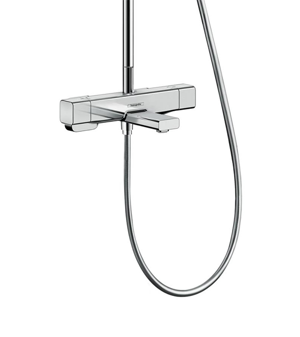 Sistema de duș cu termostat pentru cada Hansgrohe Croma E Showerpipe 280 1jet