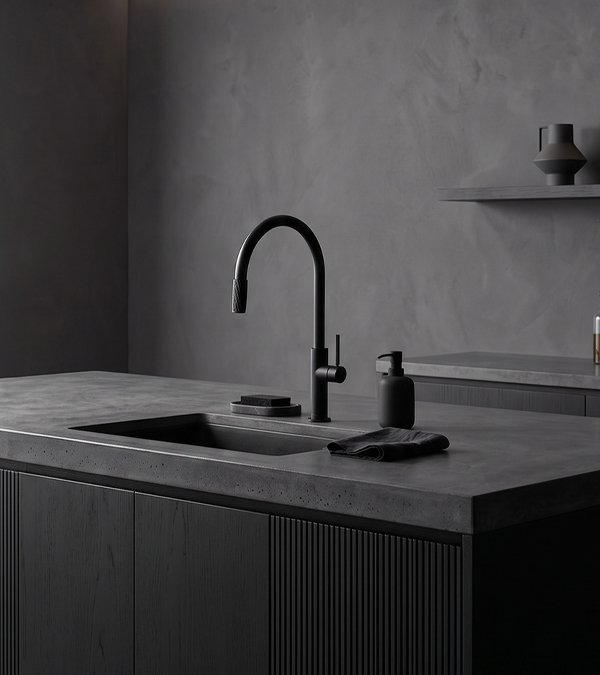 Смеситель для кухни OMNIRES SWITCH, чёрный