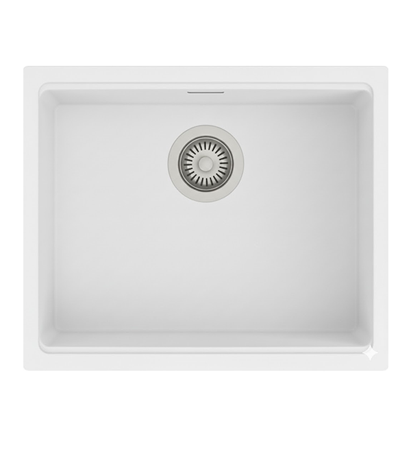 Кухонная мойка Rodi AMBAR 50, 500x400 мм, белый матовый