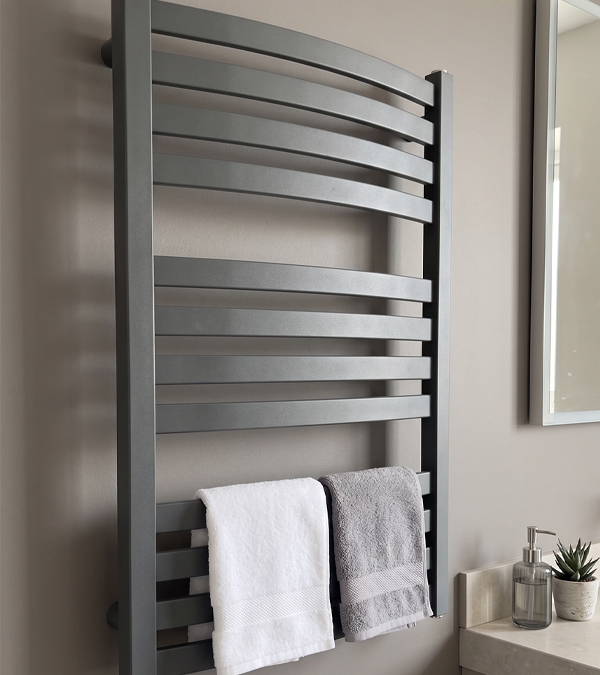 Uscator electric Terma GAMA E, 710x500 mm, Metallic Grey