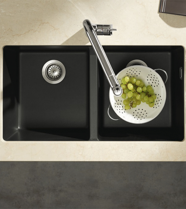 Мойка для кухни Hansgrohe S51 S510-U770, черный графит