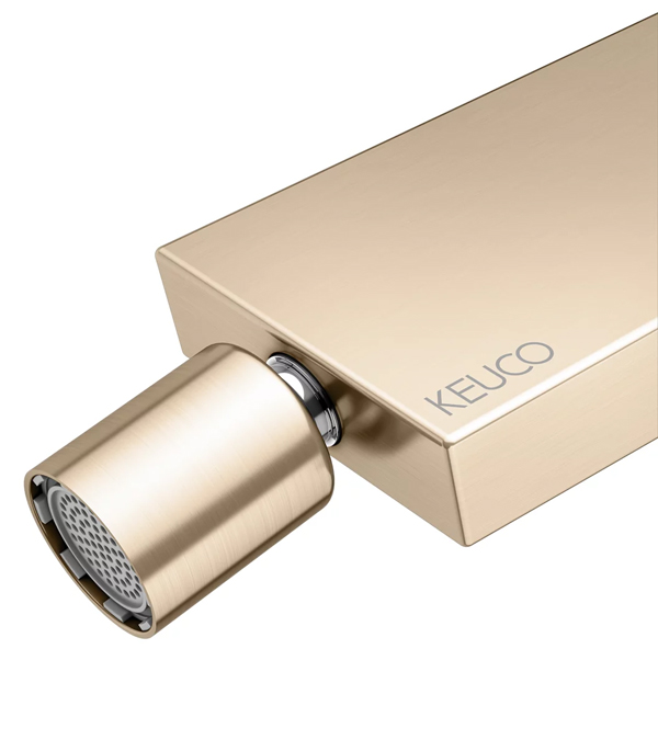 Baterie pentru bideu Keuco Edition 11, bronz periat