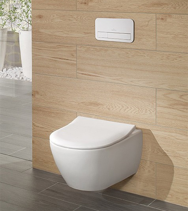 Подвесной унитаз V&B Subway 2.0 с крышкой Soft Close