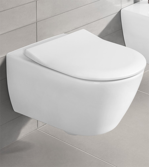 Подвесной унитаз V&B Subway 2.0 с крышкой Soft Close