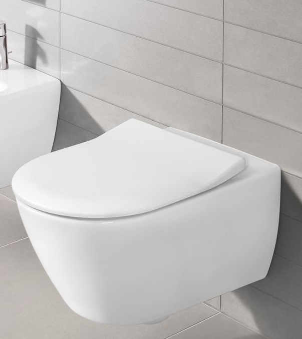 Подвесной унитаз V&B Subway 2.0 с крышкой Soft Close