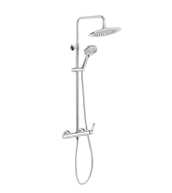 Set de duș încorporat pentru cada PANAM EVO, crom