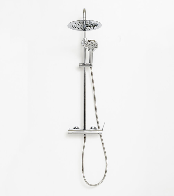 Set de duș încorporat pentru cada PANAM EVO, crom