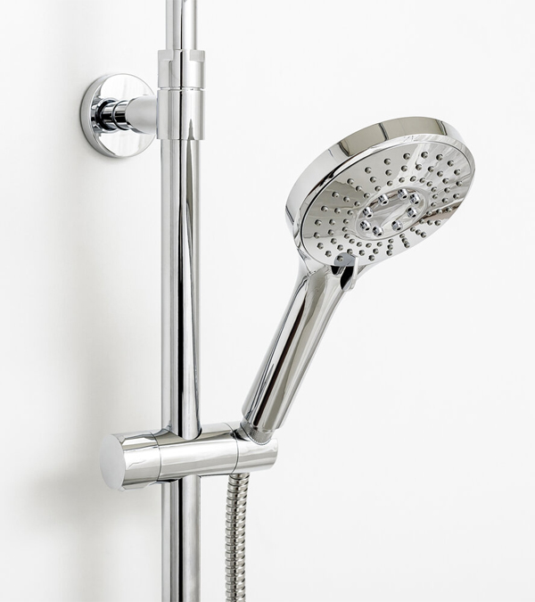 Set de duș încorporat pentru cada PANAM EVO, crom