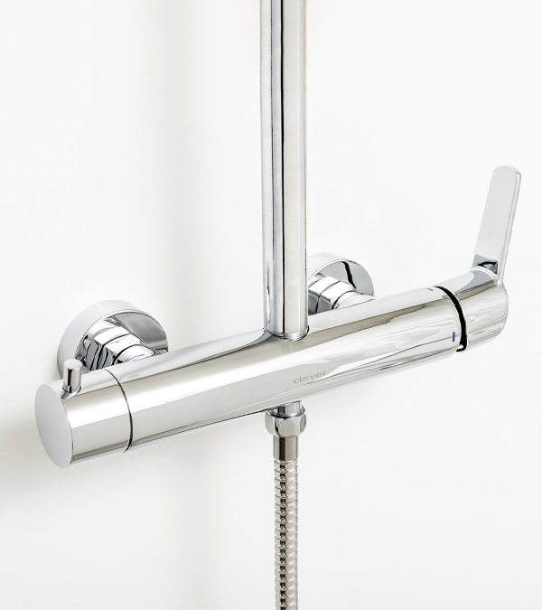 Set de duș încorporat pentru cada PANAM EVO, crom