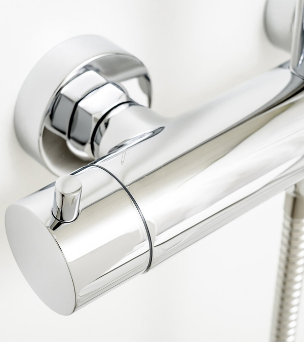 Set de duș încorporat pentru cada PANAM EVO, crom