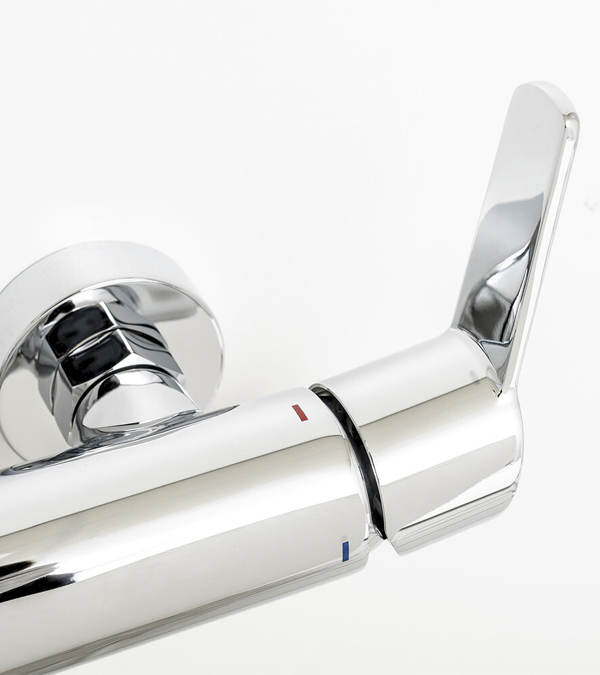 Set de duș încorporat pentru cada PANAM EVO, crom