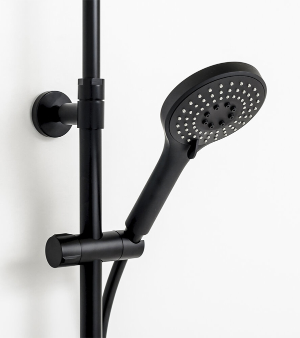 Душевая система скрытого монтажа PANAM EVO, черный матовый