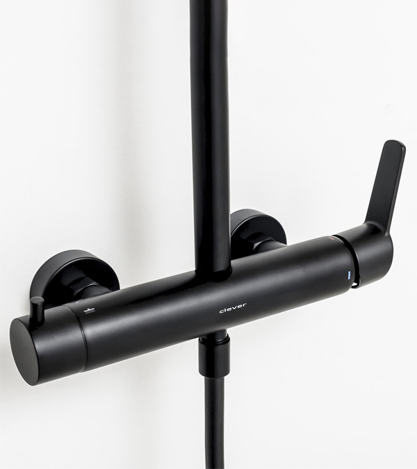 Душевая система скрытого монтажа PANAM EVO, черный матовый