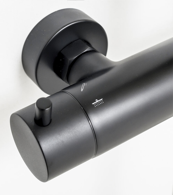 Душевая система скрытого монтажа PANAM EVO, черный матовый