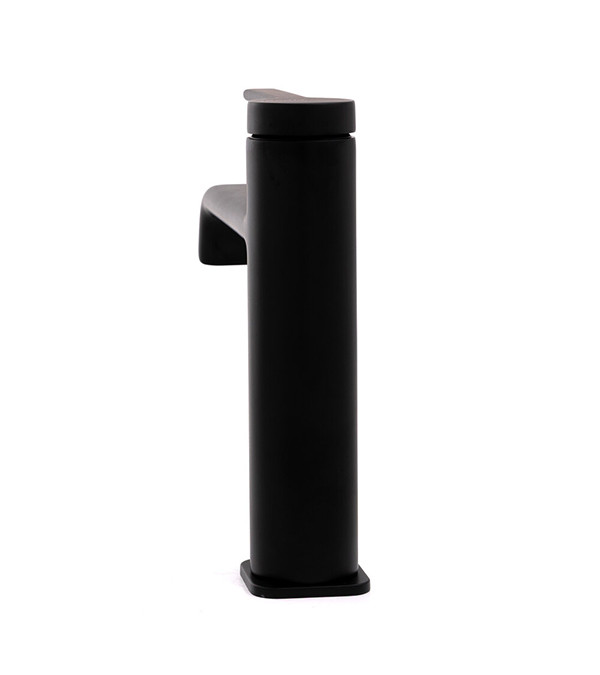 Baterie pentru lavoar Clever Velvet, 105 mm, negru mat