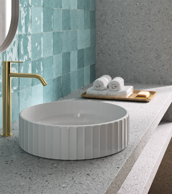 Смеситель для раковины Clever Nexus, 210 мм, шлифованное золото