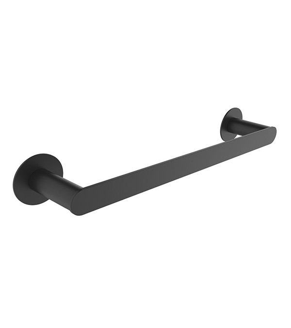Suport pentru prosoape Clever NOAH 30 cm, negru mat
