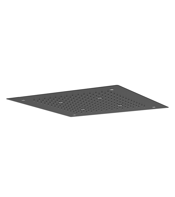 Cap de dus superior Clever 400x400 mm, negru mat