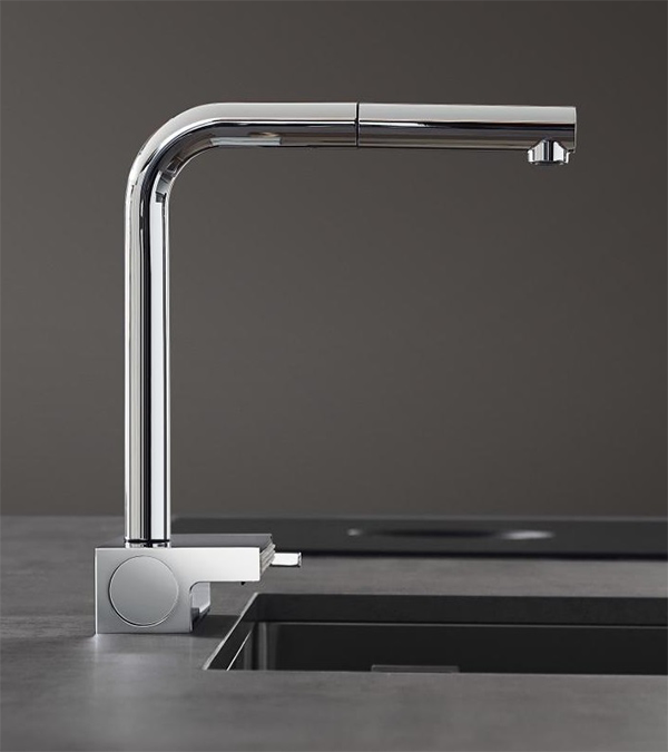 Смеситель Hansgrohe Aquno Select M81 для кухонной мойки с выдвижным душем, 2jet, хром