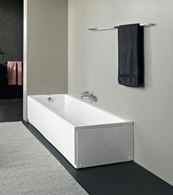 Cada de baie din acril Kolpa Figaro 170x75cm, pentru persoanele vârstnice (picioruse incluse)