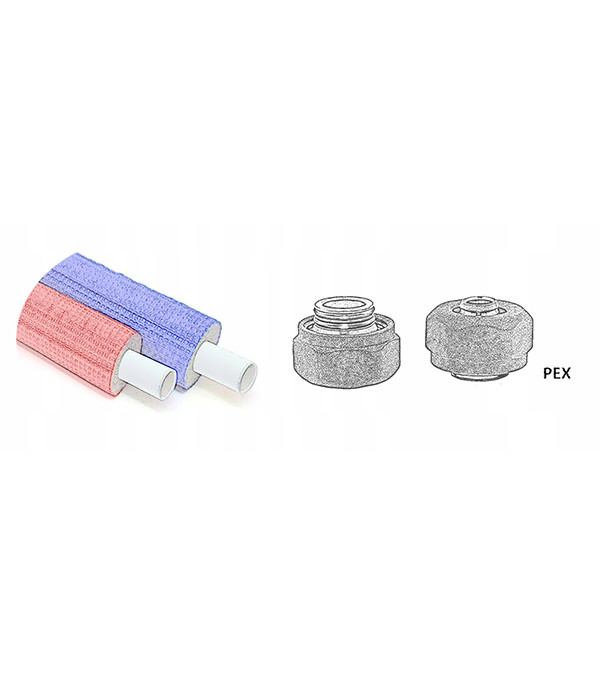 Set de robinete UNICO All in One, PEX, grafit