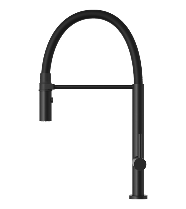 Смеситель Lavre VENTO SLIM, черный матовый