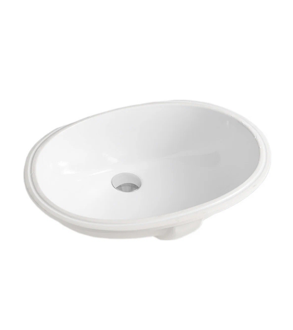 Lavoar sub blat DIANA 57x40cm, alb lucios