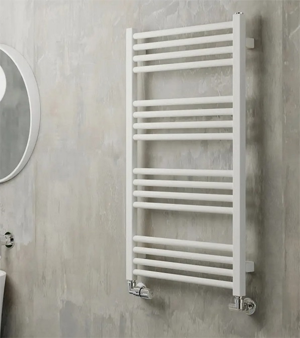 Uscator pentru prosoape Terma Fiona, 1140x500, alb mat