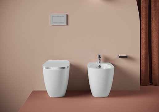 Vas WC cu montare pe podea Artceram FILE 2.0 cu capac Soft Close