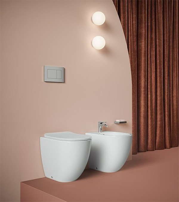 Vas WC cu montare pe podea Artceram FILE 2.0 cu capac Soft Close