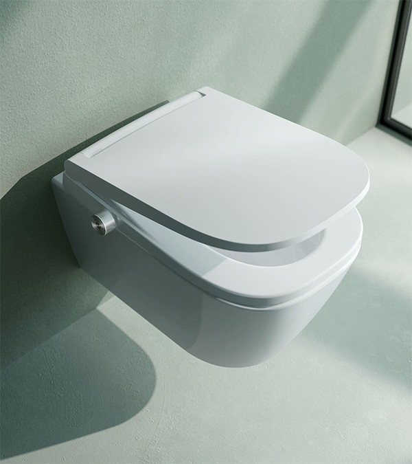 Vas WC-bideu suspendat LAUFEN CLEANET MEDA cu capac