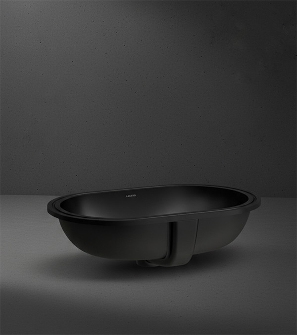 Раковина под столешницу Laufen SAVOY, 51×31cм, черный матовый