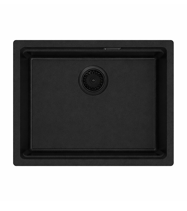 Chiuvetă pentru bucătărie LATIX 551100, 500x390x210 mm, neagră