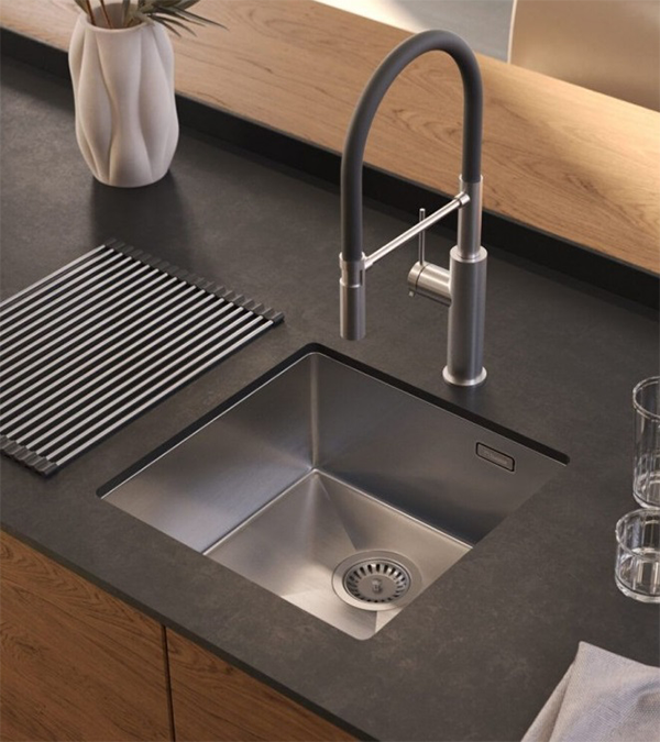 Кухонная мойка Quadron ANTHONY 50 SteelQ, матовая сталь