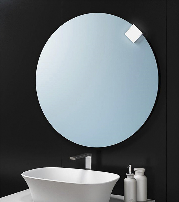 Oglinda de baie rotundă Kolpa cu iluminare LED OG 100 cm