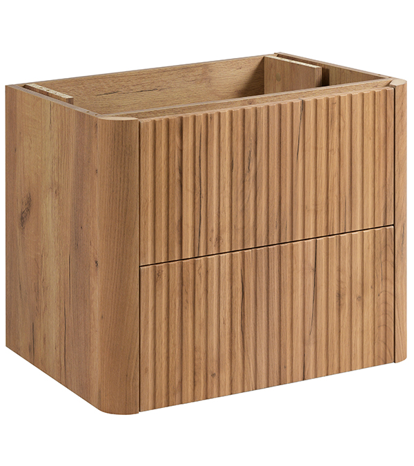 Dulap suspendat pentru baie Rodan LINEA 603×437 mm, stejar